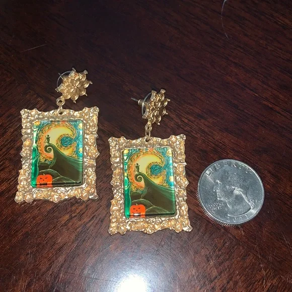 Nightmare Before Christmas Earrings - Picture 2 of 4